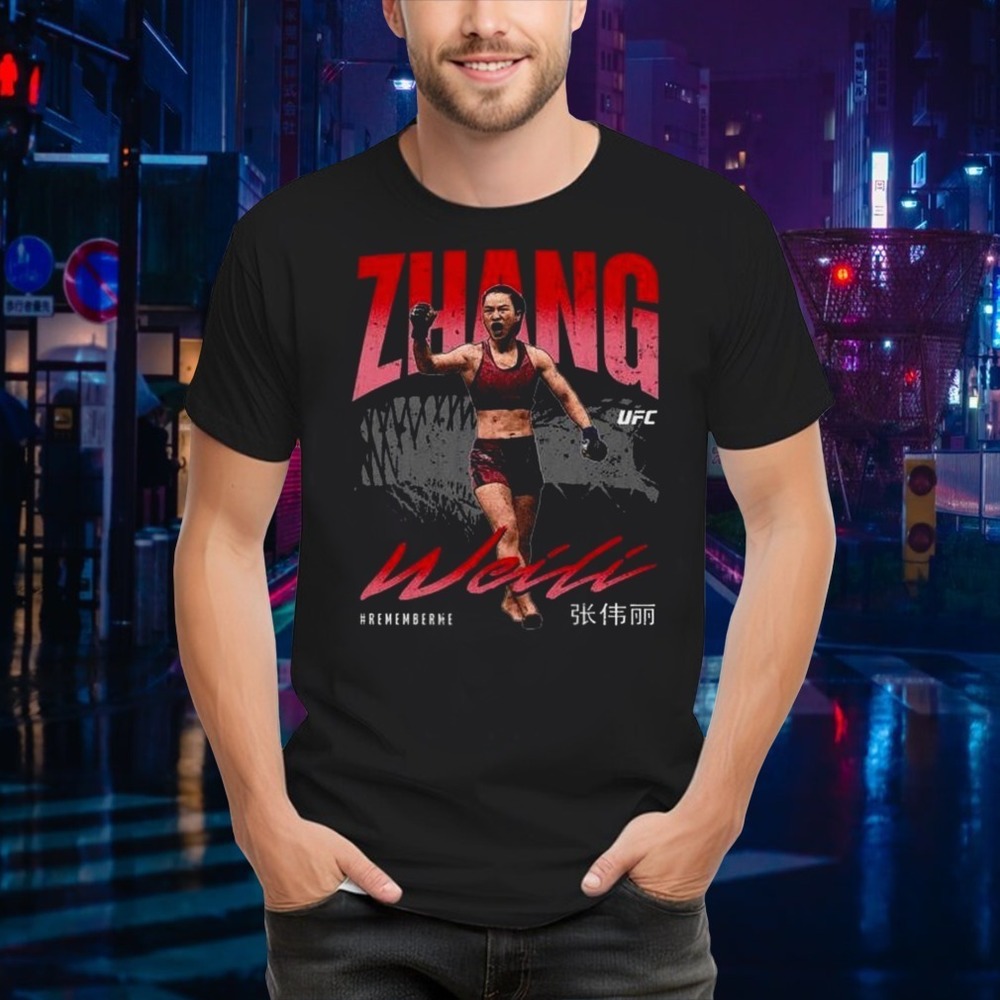 Zhang Weili Grunge Shirt